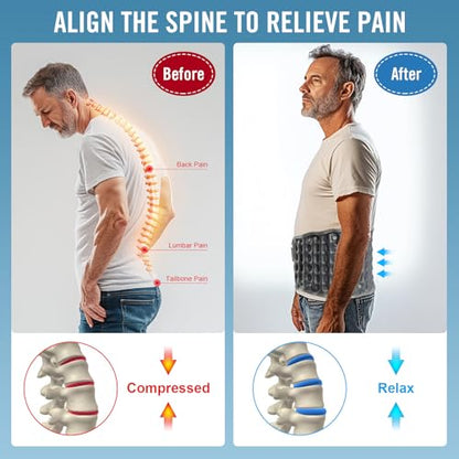 HONGJING Electric Pump Decompression Belt for Lower Back Pain Relief