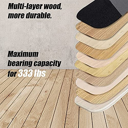 Balance Board, Stability Core Trainer, Training Board for Exercise, Fitness, Non-Slip Deck and Roller, with Adjustable Stoppers