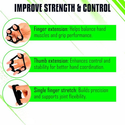 Flex Bars Training Kit with Hand Therapy Ring and Finger Exerciser - 4 Resistance Bars Set for Elbow Therapy and Grip Strength - Relieves Tennis Elbow Pain - Flex Bars for Physical Therapy
