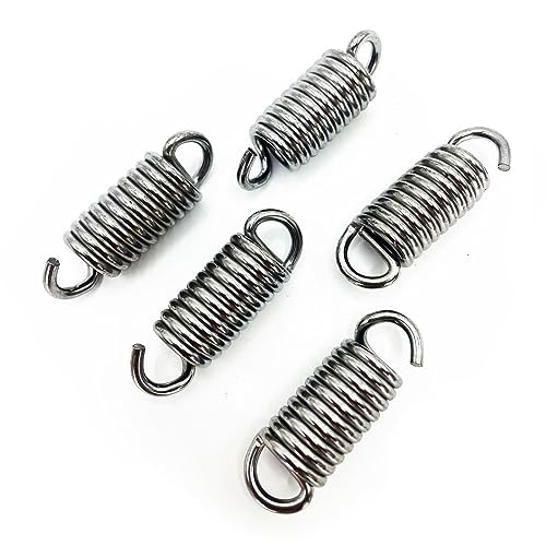 5 Pack Grip Strength Trainer Spring Replacement Stainless Steel Resistant Tension Springs For Hand Grip Strengthener Hand Gripper Squeezer Forearm Strengtheners Exerciser Repair Parts