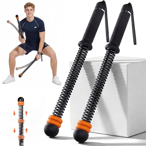 Portable Cordless Battle Ropes (Adjustable Weights) – Ropeless Weighted Exercise Equipment for Home Gym with Storage Bag | Low-Impact Workout, Strength & HIIT Training for Men & Women - color: Black