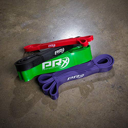 PRx Performance - Resistance & Stretch Band - Perfect for Pull-ups, Chin Ups, Muscle Ups, Power Lifting, Physical Therapy, Mobility Bands, Exercise Bands - color: Black