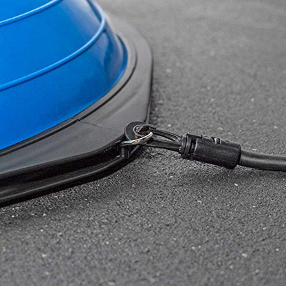 Rep Fitness Balance Trainer Ball with Resistance Bands and Foot Pump – for Strength, Balance, Home Gym Exercises