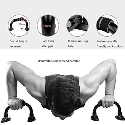 Push-up bracket-Pushup Bars with Non-Slip Feet and Comfort Foam Grip
