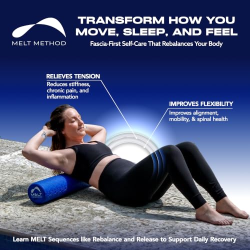 Melt 36-Inch Soft Foam Roller Myofascial Release Physical Therapy