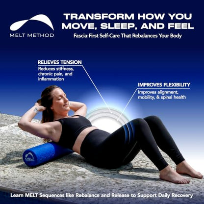 Melt 36-Inch Soft Foam Roller Myofascial Release Physical Therapy