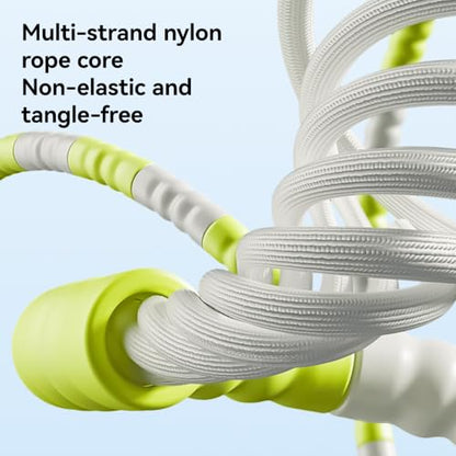 Skipping Rope, Adjustable Beaded Jump Rope with Double Bearing, Jump Rope for Kids at Home Schoel Gym,Tang-Free Flexible and Durable Jumping Ropes for Fitness - color: Pink