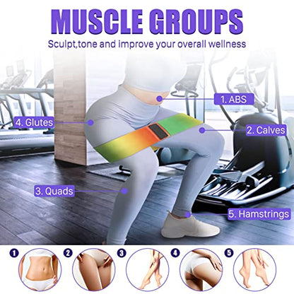 Uten Resistance Bands - color: purple green