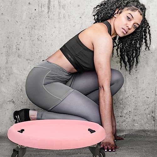 VANZACK Ab Wheel Roller Plate Four-Wheel Plate Professional Abdominal Muscle Training Wheel Plate Fitness Equipment for Gym Belly Disc Abdominal Training Roller Wheel Core Sliders
