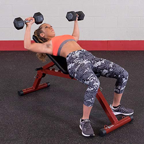 Best Fitness (BFFIDPL10) Flat Adjustable Weight Bench with Preacher Curl, Leg Extension, Leg Curl Attachment for Home Gym, Foldable Incline Weightlifting Workout Bench, Strength Training Equipment - color: Bench