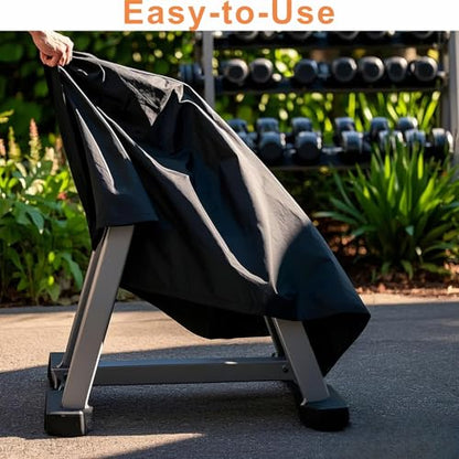 Dumbbell Rack Dust Cover, A-Frame Dumbbell Rack - Waterproof and Dustproof for Home Gym Dumbbell Set Brackets - color: Small - 23"L x 15"W x 26"H