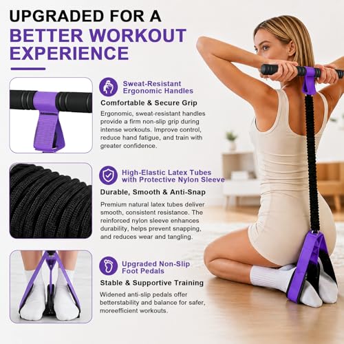 Sit Up Exercise Equipment for Core, Abs, Legs, Glutes, Arms and Strength Training