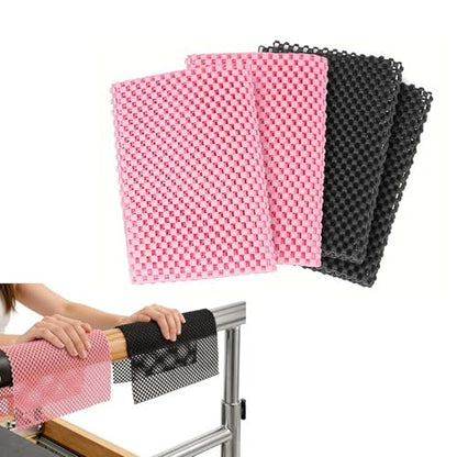 2PCS Pilates Non Slip Mat,Gripper Pad,Unisex Anti Skid Pilates Reformer Mat,Anti Slip Hand Workout Pads for Sweaty Hands, Foldable Grips Gloves for Body Building Indoor Home Gym Fitness
