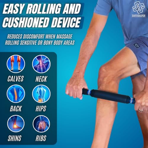 SmithShaper® Muscle Relief Massage Bars (18-inch Padded Roller)