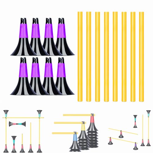 Basketball Training Cones and Agility Poles Set - color: Purple