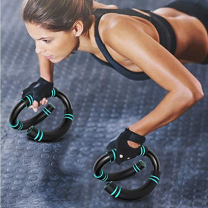 Detachable Fitness Push-up Bar Training Stand Push Non-slip Foam Grip Can be Carried for Home