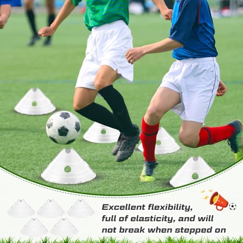 Jumbo Soccer Cones Big Training Disc Cone - color: White