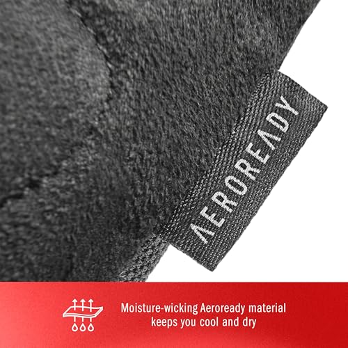 adidas Essential Training & Weightlifting Gloves, Fingerless Workout Gloves - color: Black, size: Medium