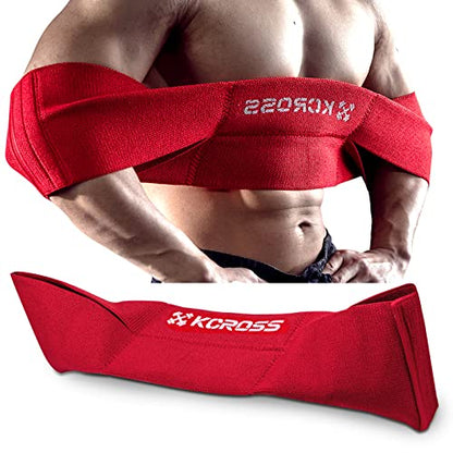 KCROSS Bench Press Band for Men and Women, Weight Lifting Bench Press Band, Push Up Exercise Bench - color: Red, size: M(7.6in)