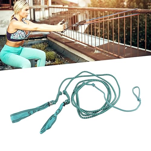 Yoga Stretching Strap with Handle, 8mm SPS Intermediate Muscle Spiral Stabilization Training Sport Stretches Rope for Exercise and Flexibility