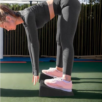 Calf Stretch Wedge - Adjustable Ergonomic Incline Balance Block,Incline Board for Calf Stretcher | for Men Women Youth Teens Leg Knees Heel Ankle Workout Exercise Fitness Yoga Pilates Home Gym Recover