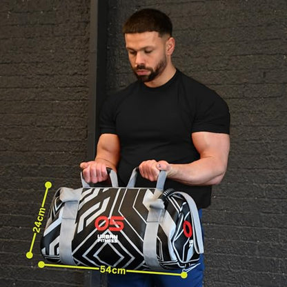 Power Bag, Sand Field Durable PVC, Pyramid Shape, Functional Strength Training Endurance & Mobility Workout Weight