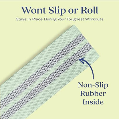 ALTA Booty Bands for Women - Premium Non-Slip Fabric Resistance Bands for Working Out - Cloth Resistance Bands for Legs, Fabric Exercise Bands, Leg Bands for Working Out Women, Looped Hip Bands Set