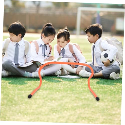Toddmomy 4pcs Plastic Agility Hurdles 15cm for Football Speed and Running Training Youth Sports Equipment for Soccer Agility Drills