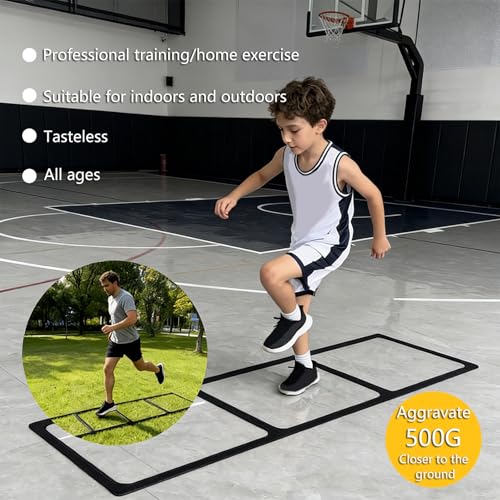Lightweight Silicone Agility Ladder Enhances Speed and Coordination for Sports Training Permanent Silicone Ladder
