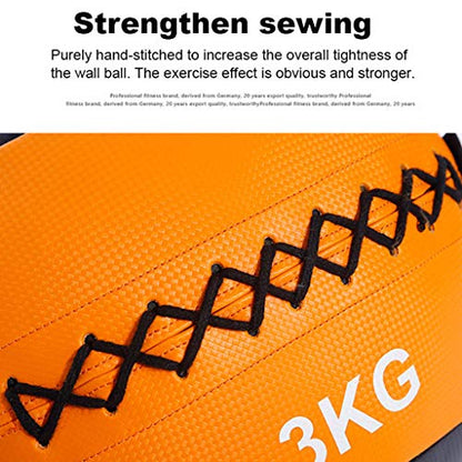 Soft Wall Ball Medicine（3KG,4KG,5KG,6KG,7KG,8KG,9KG,10KG,11KG,12KG） Core Workout Cardio Muscle Exercises (9kg 9KG)