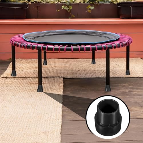 Mini Trampolines Leg Caps, Rubber Caps Tips Non-Slip Foot Pads Fitting for Trampolines Parts Replacement