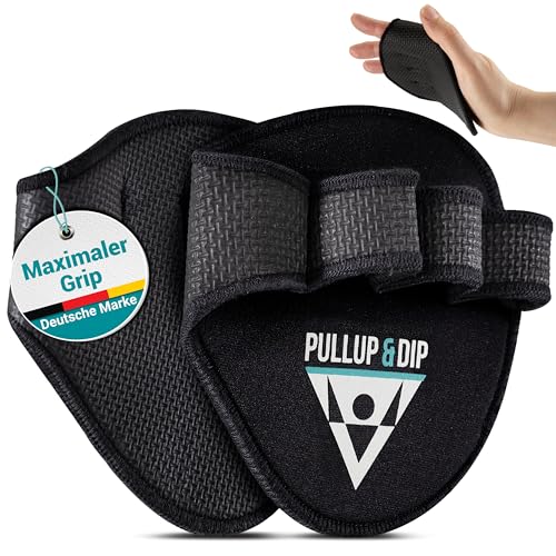 PULLUP & DIP Neoprene Grip Pads Lifting Grips, The Alternative to Gym Workout Gloves, Lifting Pads for Weightlifting, Calisthenics & Powerlifting, No More Sweaty Gym Gloves