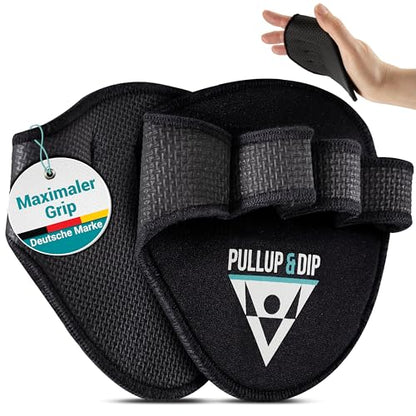 PULLUP & DIP Neoprene Grip Pads Lifting Grips, The Alternative to Gym Workout Gloves, Lifting Pads for Weightlifting, Calisthenics & Powerlifting, No More Sweaty Gym Gloves