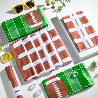 30Pcs Football Cooling Towels for Neck and Face 40 x 12 Inch Football Sports Team Gifts Workout Ice Towel for Gym Sweat Microfiber Breathable Chilly Bulk Neck Wraps for Athletes Camping Travel Yoga - style: Football