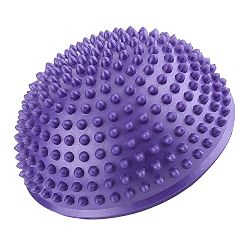 VGEBY Foot Massage Ball, Half Ball Balance Pods for Deep Tissue Muscle Therapy (Purple)