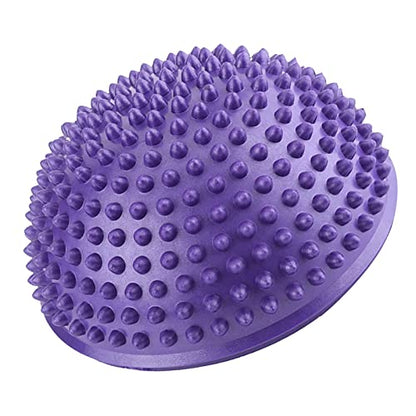 VGEBY Foot Massage Ball, Half Ball Balance Pods for Deep Tissue Muscle Therapy (Purple)