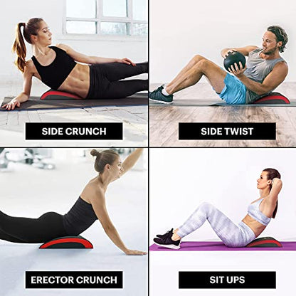 DMoose Ab Mat, Sit Pad for Core Workout Training, Full Range of Abdominal and Ab Workouts - Non Slip PVC leather and High-density Foam - Sit Up Exercise Equipment for Crunches and Leg Lifts