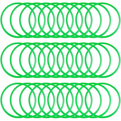 Agility Rings Speed and Agility Training Rings Exercise Speed Circle Jumping Hoops for Training Toss Equipment - color: Green, size: 15 Inch