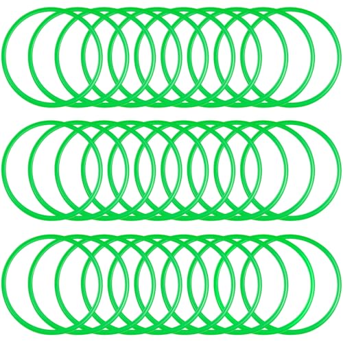 Agility Rings Speed and Agility Training Rings Exercise Speed Circle Jumping Hoops for Training Toss Equipment - color: Green, size: 15 Inch