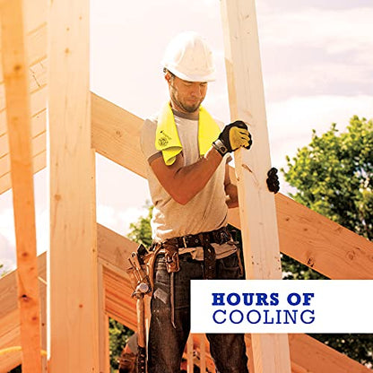 FROGG TOGGS Chilly Mini Cooling Neck Towel, 6 Pack - color: Orange