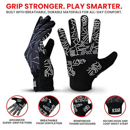 Baseball Batting Gloves for Youth Adult Kids Boys Softball - color: GREY, size: Youth Large