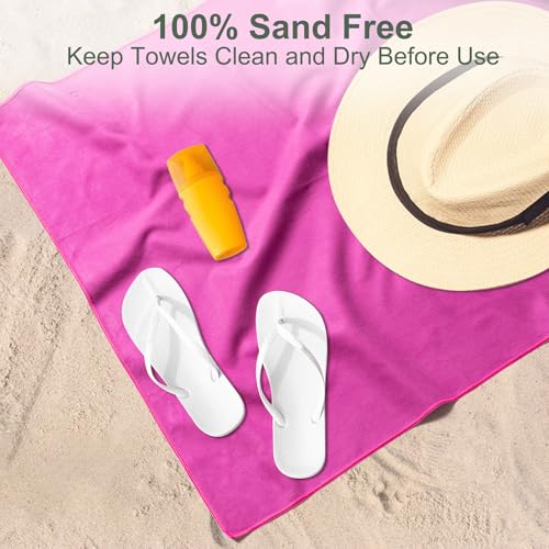 Camping Towel,2 Pack Microfiber Travel Sports Towel,Quick Dry-Super Absorbent-Ultra Compact-Ultra Soft-Lightweight.Suitable for Gym,Yoga,Trip,Beach,Shower,Backpacking,Pool(Army Green)