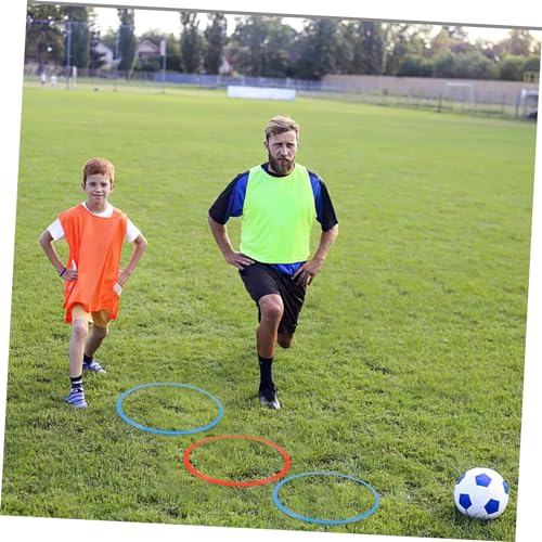 LIOOBO 6pcs Agility Rings Speed Agility Training Rings for Trainers Athletics Football Soccer Sports Workout 40cm
