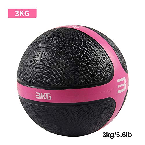 AGYH Fitness, Wall Ball | Gravity Ball, Durable Rubber, Even Weight Distribution, Comfortable Texture Grip, Used for Strength Training, 1-10kg Optional