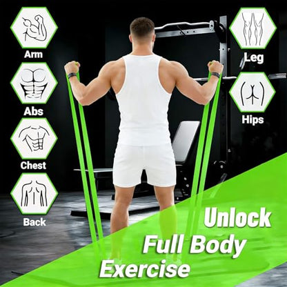 Resistance Bands, Pull Up Resistance Bands, Men's and Women's Fitness Training Bands, Suitable for Stretching, Training, and Physical Therapy - color: Multicolor (5-175LBS)