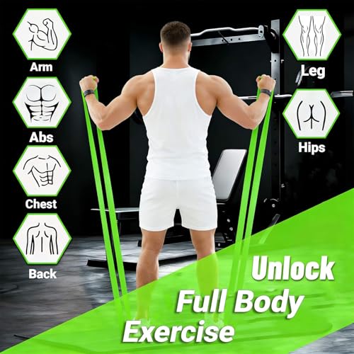 Resistance Bands, Pull Up Resistance Bands, Men's and Women's Fitness Training Bands, Suitable for Stretching, Training, and Physical Therapy - color: Multicolor (5-125LBS)