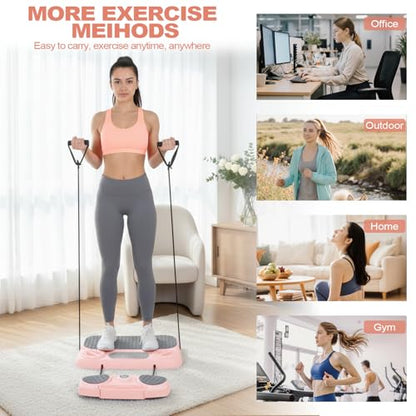 Pilates Board, 6-in-1 Pilates Reformer for Core & Full Body Workout, Portable Home Gym Equipment with Smart LED Digital Display, Pilates Trainer for Women, Beginners