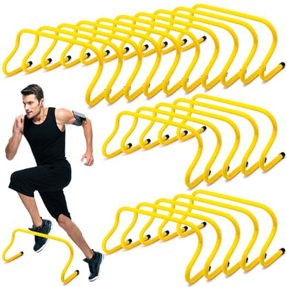 Wettarn 20 Pcs 9" Speed Training Agility Hurdles for Athletes Training Hurdles Reliable Training Hurdle Plyometric and All Purpose Hurdles Training Equipment for Soccer Basketball Football