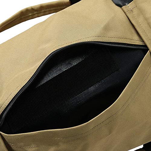 Weightlifting Training Sandbag Kettlebells Include 4pc Yoga Weight-Bearing Bags, Oxford Cloth Adjustable Weight Sandbag with Handles, Weightlifting Dumbbell for Home Training,Fitness,Yoga - color: Khaki
