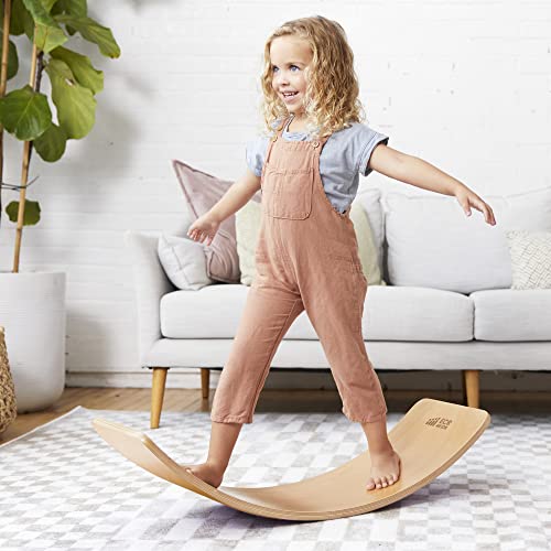 ECR4Kids Balance Board, Montessori Toy, Natural - color: Natural